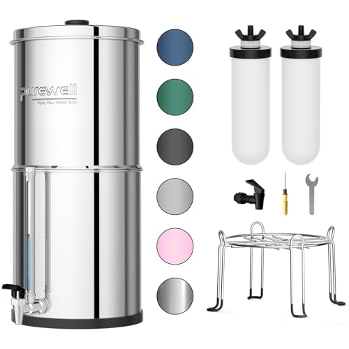 3 Stage Gravity Fed Water Filter System