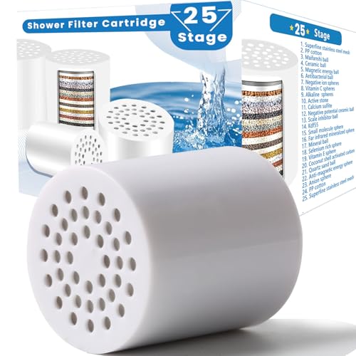 25 Stage Shower Filter Replacement Cartridge (4 Count)