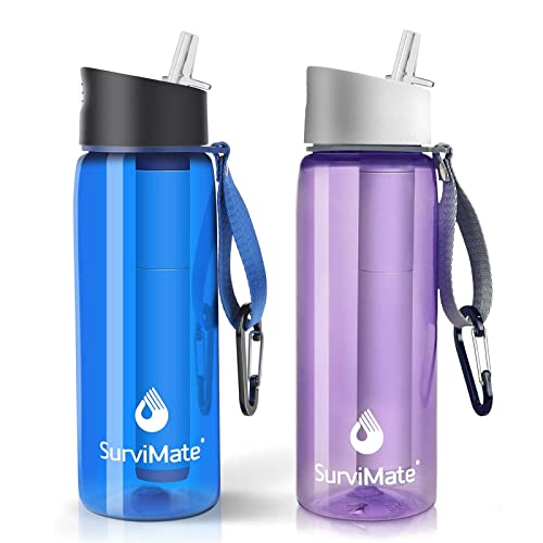 Purified Water Bottle for Camping (2 Count)