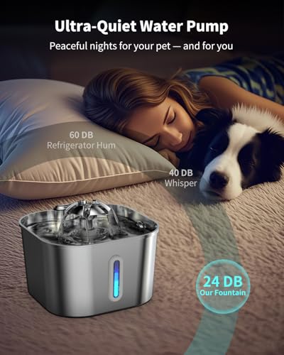 Stainless Steel Cat Water Fountain
