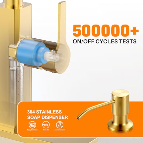 Kitchen Faucet with Pull Down Sprayer