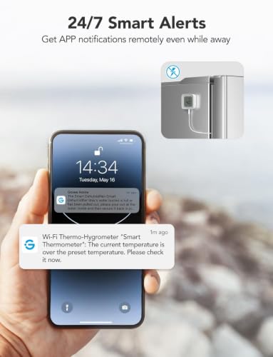 WiFi Refrigerator Thermometer 2 (2 Count)
