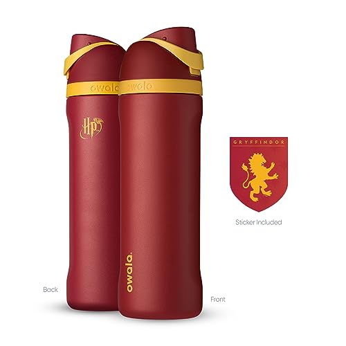 Harry Potter FreeSip Stainless Steel Water Bottle 24 oz Gryffindor