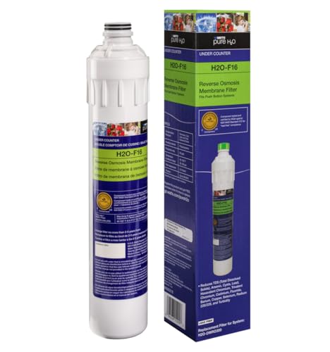 H2O F16 Pure H2O 50 GPD RO Membrane Replacement Filter