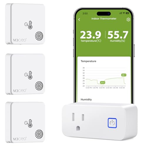 Room Thermometer Indoor Humidity Monitor (3 Count)