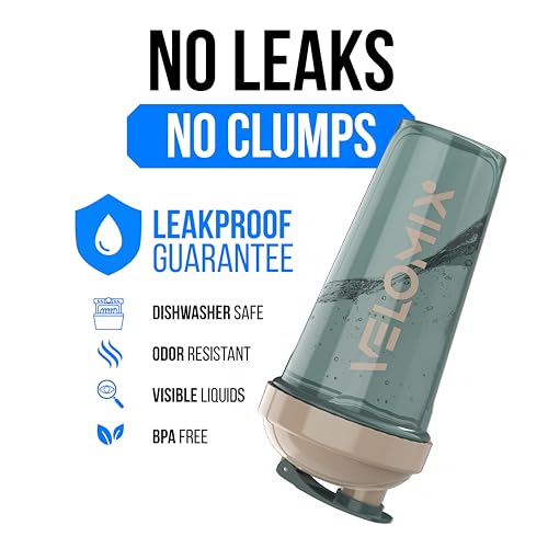 2 Pack 28oz Protein Shaker Bottle for Protein Mixes (2 Count)