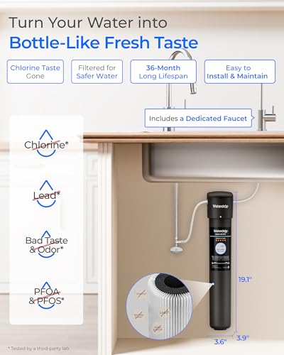 17UB Under Sink Water Filter System with Dedicated Faucet (1116 day)