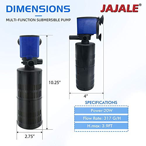 320 GPH Internal Filter Submersible Pump (5 Count)
