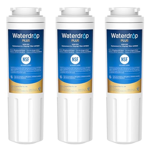 Plus UKF8001 NSF 401 Certified Refrigerator Water Filter (3 Count)
