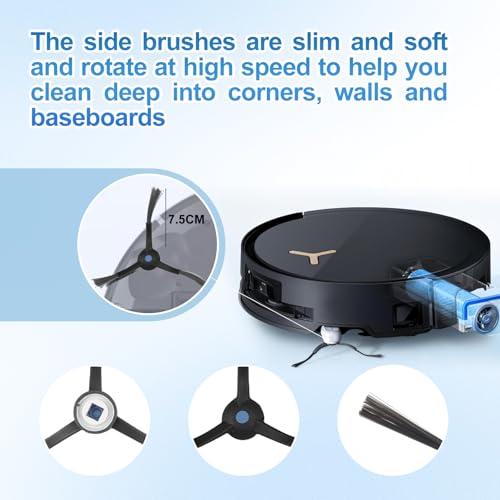 19 Pack Replacement Parts for Ecovacs Deebot X8 Pro Omni for Yeedi S14