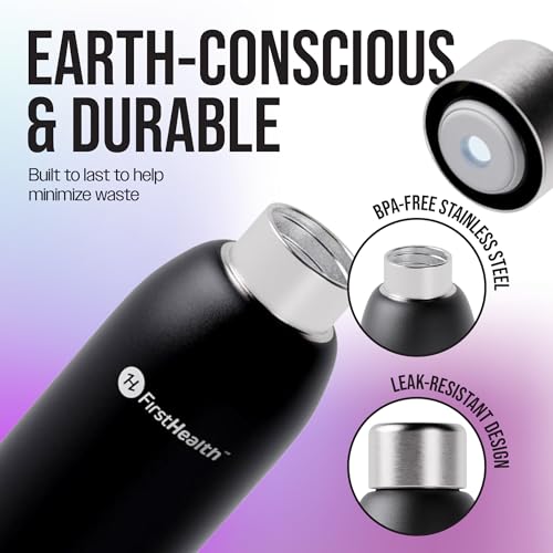 18oz Reusable Insulated Stainless Steel Water Bottle
