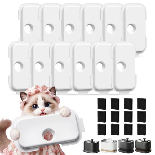 Replacement Filters for PETLIBRO Dockstream Cat Water Fountain PLWF106 (12 Count)
