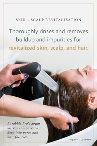 Purebble Pro Professional Microbubble Shower Head for Hair Salons