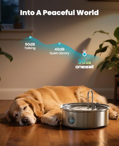 Dog Water Fountain PWF002 with 1Filters