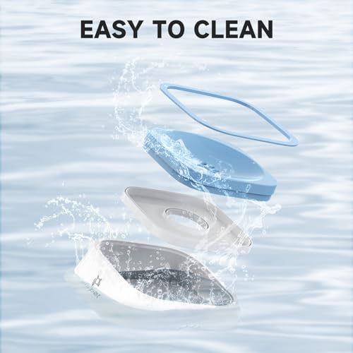 No Spill Dog Cat Bowl 35oz 1L Anti Slip Travel Water Dispenser Blue