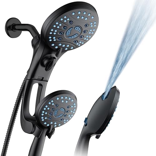 AquaCare 50 mode High Pressure Shower Head Combo with Arm & Dual Power Wash