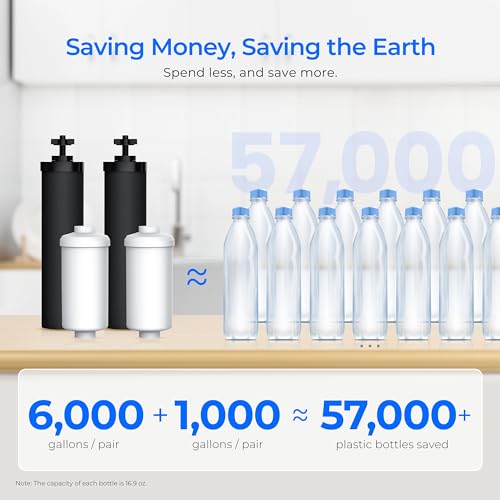 TK-AB-FS Gravity Water Filter System, with Silver Ions Filtration