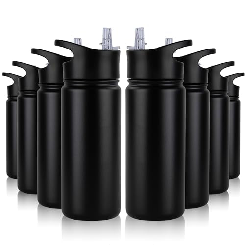 16 oz Insulated Water Bottle Bulk 8 Pack (8 Count)
