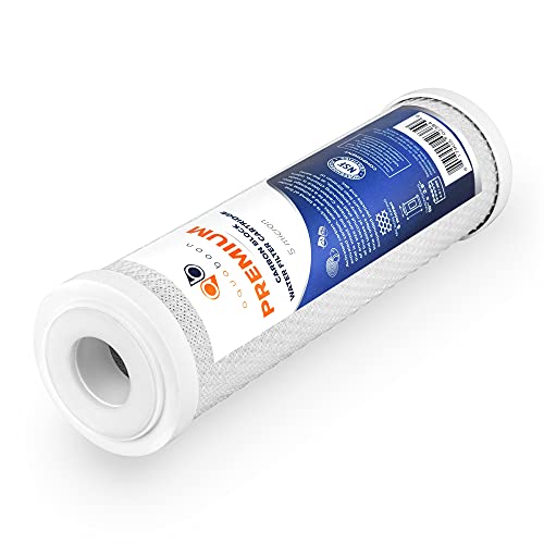 Premium 5 Micron Carbon Block Water Filter 10" x 2.5" (3 Count)