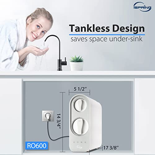 RO600BN Tankless Reverse Osmosis System Under Sink
