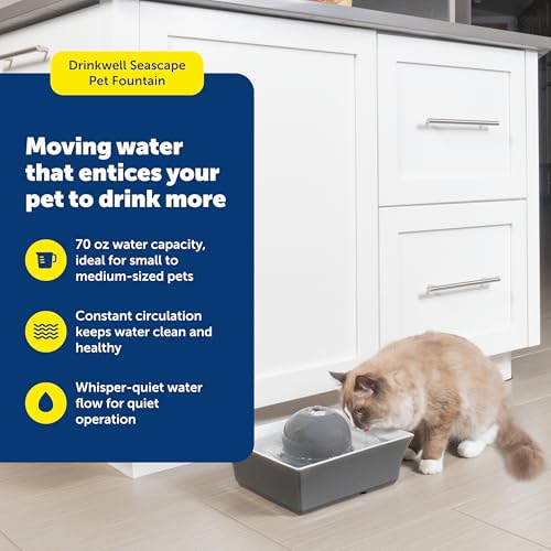 Drinkwell Ceramic Pet Water Fountain (4 Count)