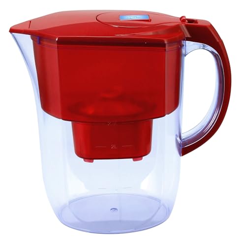 Ultra Premium 3.8L Alkaline Water Filter Pitcher BPA Mineralized pH 9.5 Activated Carbon Filter for Healthy Drinking Water
