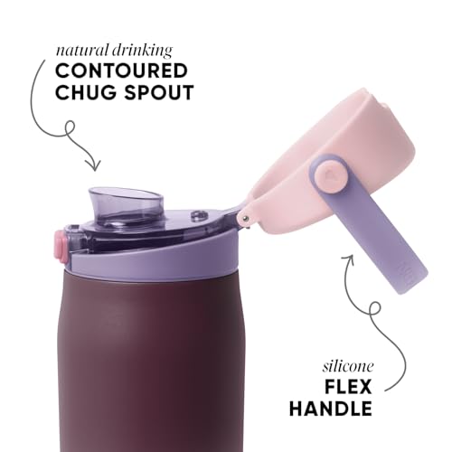 Insulated Sport Water Bottle with Chug Lid