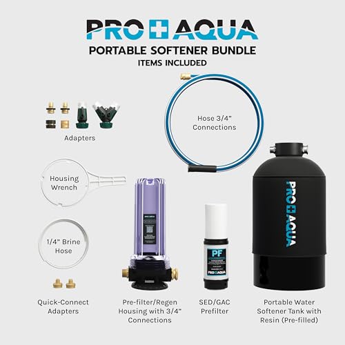 16 000 Grain Portable Water Softener for RV
