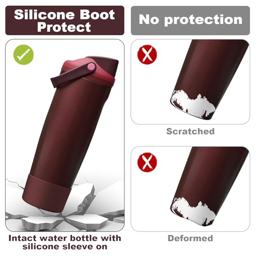 2PCS Silicone Boot for Owala FreeSip Sway 30oz 40oz Bottle