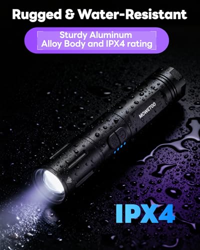 2 Pack UV Flashlight 395nm Rechargeable (2 Count)