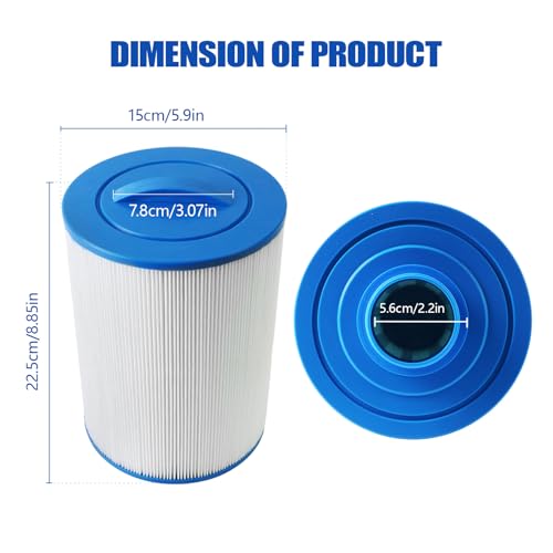 PAS40 F2M Hot Tub Filter 6CH