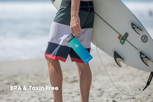 Stainless Steel Insulated Water Bottle with Straw