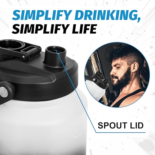 84 oz Insulated Water Bottle Jug with Carrier Bag