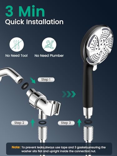Filtered Shower Head with Handheld