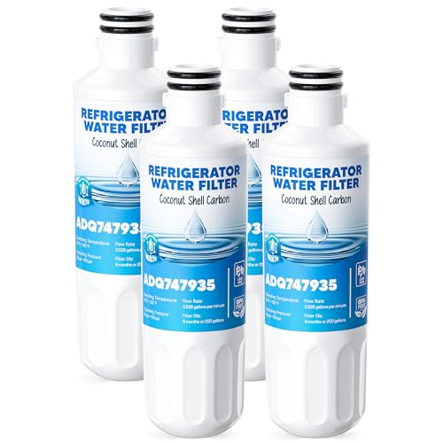 ADQ747935 Water Filter Replacement for LG Lt1000P (4 Count)
