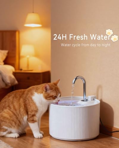 Ceramic Cat Water Fountain