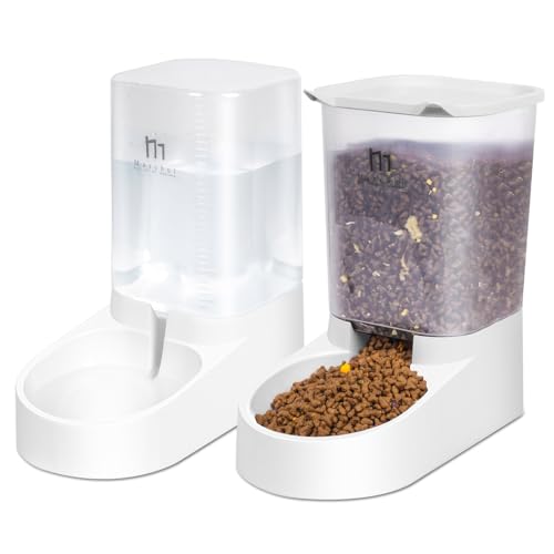 Dog Feeder Gravity Cat Feeder and Water Dispenser Set