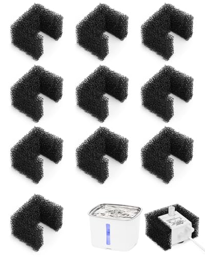 10 Pack Foam Filters for PetSafe Viva Pet Water Fountain