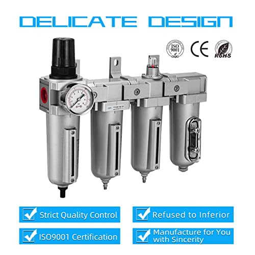 1 2" NPT Air Compressor Filter Dryer Regulator