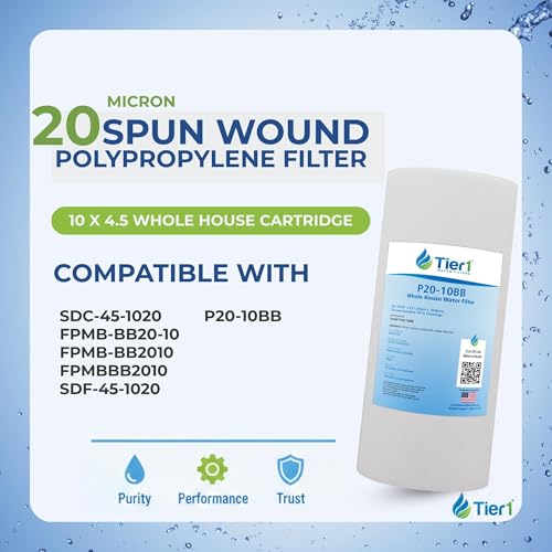 20 Micron 4.5" × 10" Sediment Water Filter
