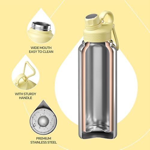 40oz Stainless Insulated Bottle with 2 Leak