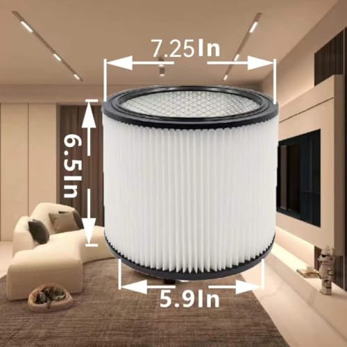 Replacement Filter For Shop Vac 90304 90585 Vacuum 5 Gallon and above