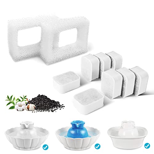 10 Pack Cat Water Fountain Replacement F (10 Count)