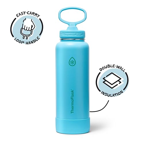 Insulated Water Bottle with Straw Lid
