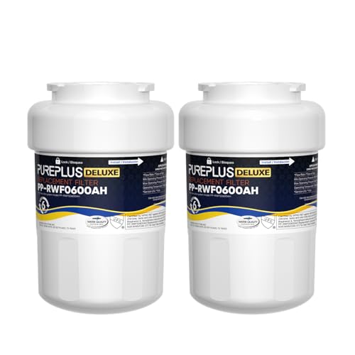 NSF/ANSI 401, 53, 42 Certified Replacement for HDX FMG-1, PL-100, WFC1201, PC75009, RWF1060, RWF0600A, 469991 Refrigerator Cartridge,2Pack (2 Count)