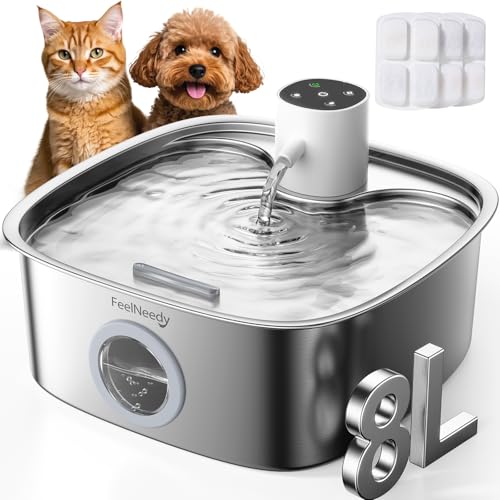 Cordless Wider Tray Dog Water Fountain