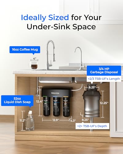 TSB UF 0.01 μm Ultra Filtration Under Sink Water Filter System