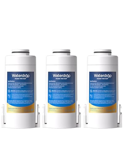 EDF Water Filter Replacement for Waterdrop ED01 (3 Count)
