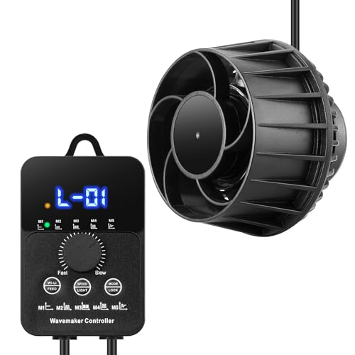 4200GPH Aquarium Wavemaker Pump With Controller 30W DC24V Powerhead with Magnetic Mounting