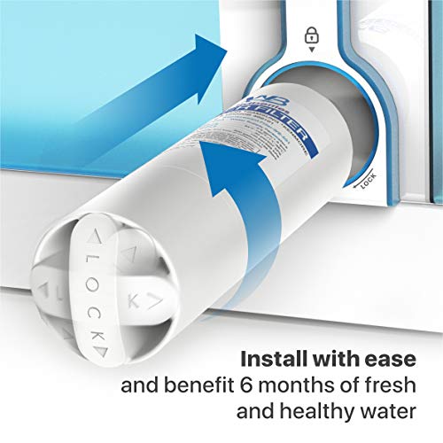 DA97-08006A-1, DA29-00020B Replacement for Samsung Refrigerator Water Filter Compatible with DA29-00019A, HAF-CIN/EXP Samsung Refrigerator Water Filter Replacement, HAF-CIN,Pack of 3 (3 Count)